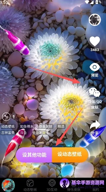 锦鲤金鱼壁纸(壁纸软件功能全) 锦鲤金鱼壁纸(壁纸软件功能全)